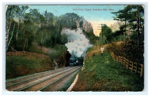 Vintage State Line Tunnel Berkshire Hills Massenlithographie - Absplitterung - Bild 1 von 2