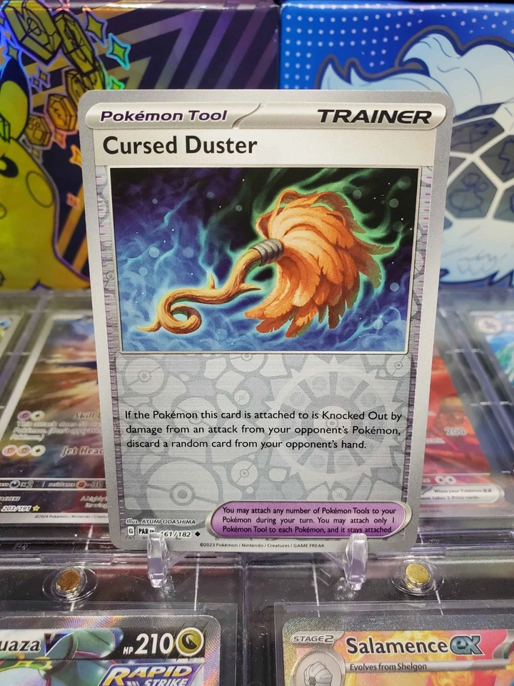 Cursed Duster 161/182 Reverse Holo Uncommon Pokemon TCG S&V Paradox Rift - Image 1 of 2