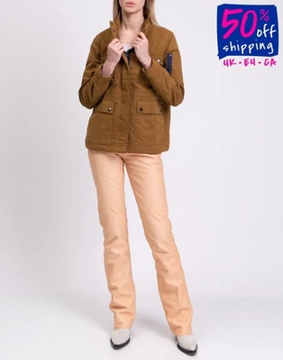 RRP €245 GEORGE J. LOVE Military Jacket Size XS Padded Drawstring Waist Full Zip - Image 1 of 4