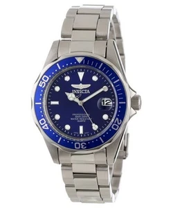 Invicta Pro Diver 200M Quarz Blue Dial 9204 Herrenuhr - Picture 1 of 5