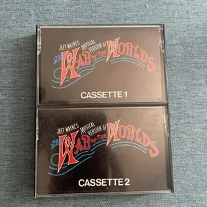 Vintage Cassette Tapes…JEFF WAYNES - THE WAR OF THE WORLDS (1978). Cass 1+2. - Picture 1 of 2
