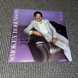 Smokey Robinson signierte handsignierte Vinyl Schallplatte LP mit JSA Where There’s Smoke... - Bild 1 von 6