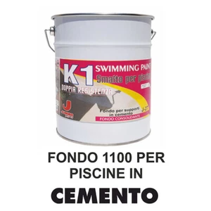 Primer Fondo 1100 Jumbo Swimming paint K1 Per Piscine In Cemento (9 M² Al Kg)