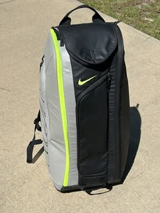Nike Court Tech 1 Tennis Bag - Black/Silver/Volt(BA4866-072) - Picture 1 of 14