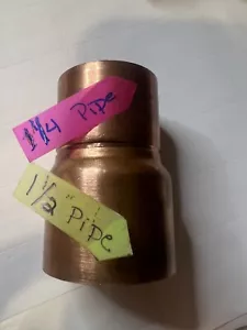 Canada 1 1/2” x 1 1/4” Copper Reducer C X C Sweat Pressure Fitting - Picture 1 of 5