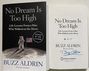 Buzz Aldrin signiert NASA Moon Apollo Buch Unterschrift Signatur Autogramm - Bild 1 von 7