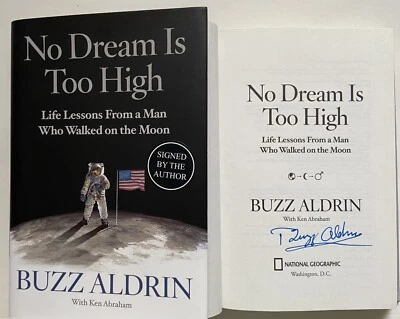 Buzz Aldrin signiert NASA Moon Apollo Buch Unterschrift Signatur Autogramm - Bild 1 von 4