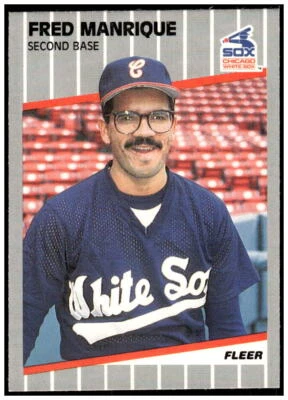 1989 Fleer #503 Fred Manrique NM - Image 1 of 2