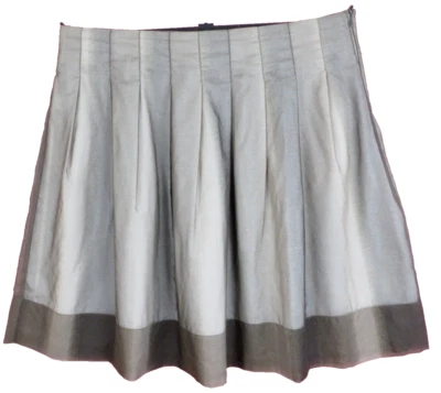 COLDWATER CREEK Mujer 100% Poliéster Caja Plisada Falda Forrada Ombre Oliva PXL 18 Foto 1 de 4