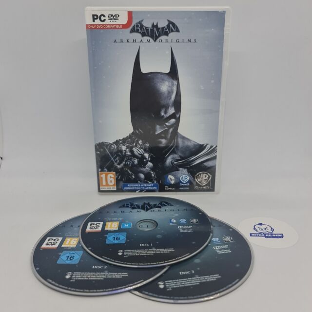 Jogo Pc Dvd Batman Arkham Origins Mídia Física Lacrado 4550