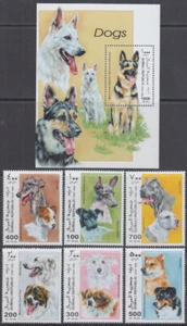 SOMALI REP # 019 CPL MNH SET of 6 + S/S - VARIOUS DOGS - Picture 1 of 1