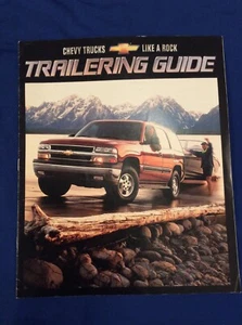 2001 Chevrolet Truck Trailering Guide Tahoe S10 Silverado 1500 2500 Blazer Chevy - Picture 1 of 7