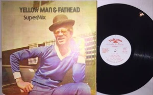 YELLOW MAN & FATHEAD SUPERMIX JAMAICA LP Volcano Reggae Dancehall - Picture 1 of 5