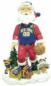 New York Knicks Santa New York Knicks Limited Edition Santa Bobblehead NBA Cover