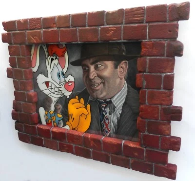 Кролик Роджер ОРИГИНАЛЬНАЯ КАРТИНА на заказ рамка cel фан-арт уникальный JoKa - Изображение 1 из 4