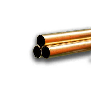 Round Brass Tube: 19/32" OD x 0.014" Wall x 36" Long (3 Pieces) - Picture 1 of 1