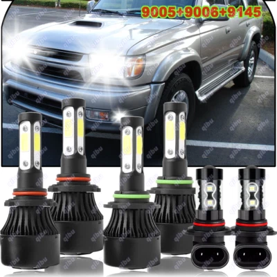Para Toyota 4Runner 2003 2004 2005 - 6X Faro LED Hi-Lo + Kit de bombillas antiniebla Foto 1 de 4