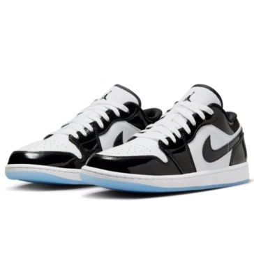 NUEVO EN CAJA NIKE AIR JORDAN 1 LOW SE CONCORD BLANCO/NEGRO - 6.5Y (MUJER 8) - DV1333-100 Foto 1 de 4