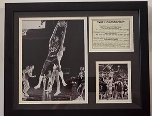 Legends Never Die Wilt Chamberlain Kansas Jayhawks Collage Photo Frame, 11" x14" - Picture 1 of 8