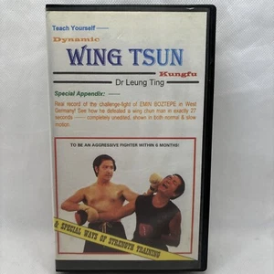 Teach Yourself Wing Tsun Kung Fu VHS Dr Leung Ting Dynamic Training Tested Rare - Bild 1 von 6