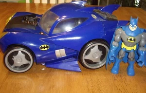 B5 DC Comics Mein erstes Batmobil mit Figur große Sounds schießt Netz Lichter Geräusche - Bild 1 von 13