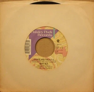 PRINCE **Sexy M.F.** STROLLIN' 90's R&B 45 on PAISLEY PARK 7-18817 - Picture 1 of 3