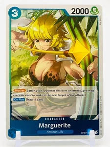 MARGUERITE - RARE HOLO FOIL - Op07-054 R - One Piece 500 Years in Future TCG NM - Picture 1 of 2