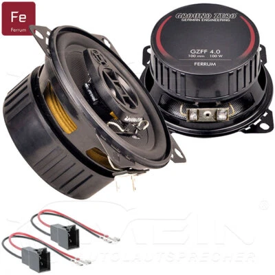 GROUND ZERO LAUTSPRECHER für OPEL AGILA A 2000-2007 Dach Hinten Koax 100W #B0EX - Bild 1 von 4