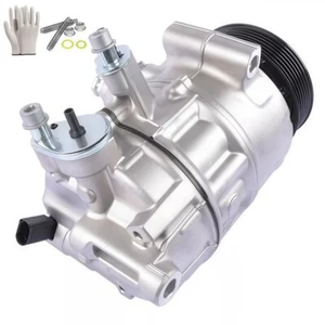 For VW Jetta Golf Audi A3 Seat Leon Skoda AC Air Conditioning Compressor NEW - Picture 1 of 6