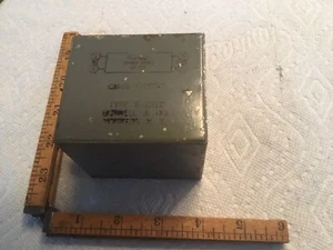 Vintage WW2 Burrell 400-500 Band Pass Filter Model S-2322 Has Navy Anchor Stamp - Picture 1 of 5