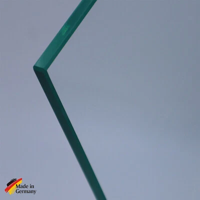 ESG 10mm Sicherheitsglas Glasplatte Glastisch Duschwand Glas nach Maß Zuschnitt