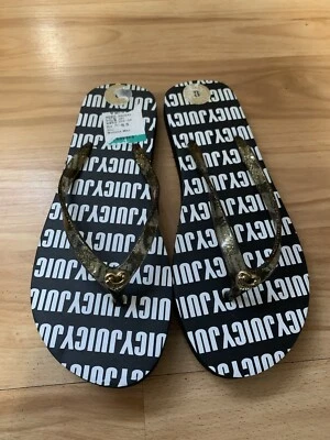Juicy Couture Sandals Flip-flops Women`s 8 - Imagem 1 de 3