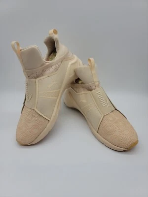 彪马 Fierce Kurim Dawn 桃色浮雕弹性女鞋 8 码 189866 03 — 第 1/4 张图片