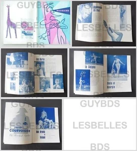 PROGRAMME CIRQUE/CIRCUS PROGRAM 1960 MEDRANO Raymonde BIEF, BARIO, Sur GLACE.. - Imagen 1 de 1