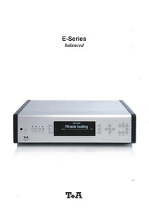 Folleto de audio - T+A - Serie E - Reproductor de música equilibrado et al (CE81) - Imagen 1 de 1