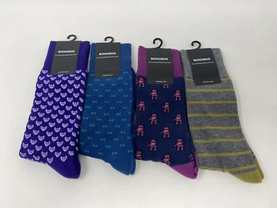 Calcetines de vestir Bonobos de mezcla de algodón para hombre - talla 9,5-13 - varios estilos - ¡NUEVOS! Foto 1 de 4