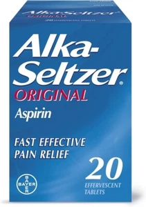 Alka-Seltzer XS Pain Relief, 20 Tablets