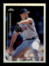 1999 Topps Chrome Refractor Bret Saberhagen #122 Boston Red Sox