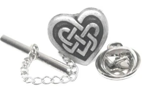 CELTIC HEART TIE PIN - Picture 1 of 5