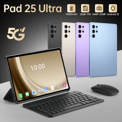 HOT Pad 25 Ultra Tablet Android 15 System MSnapdragon 8 Gen3 Core 10.1 inch HD. - Image 1 of 4