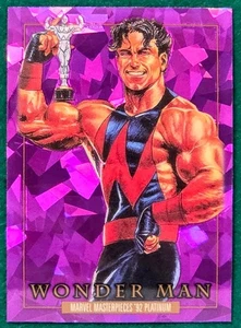 Wonder Man - 2024 SkyBox Marvel Masterpieces '92 Platinum Purple Crystals #93 - Bild 1 von 3