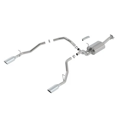 Kit de escape trasero Borla 140758 Touring acero inoxidable gato para Ram 1500 2019-24 5,7 L V8 Foto 1 de 4