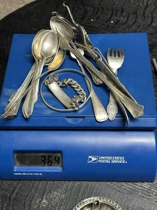 Verschiedene Posten Sterling Silber Utensilien, Streuer, Schrott 25,013 Feinunzen - Bild 1 von 2