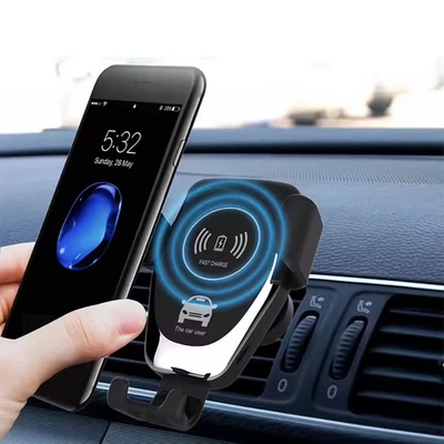 15W Fast Wireless Car Charger Gravity Mount Holder For iPhone Samsung Universal - Image 1 of 4