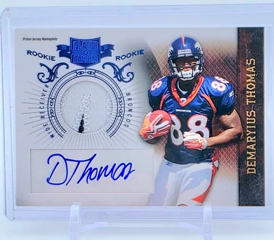 2010 Panini Plates and Patches Rookie Prime Signatures Nameplate #209 Demaryius - Image 1 of 2