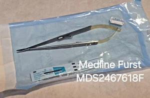Medline Furst MDS2467618F Castroviejo Mikro-Nadelhalter mit Kreuzschliff 7" A2D - Bild 1 von 4