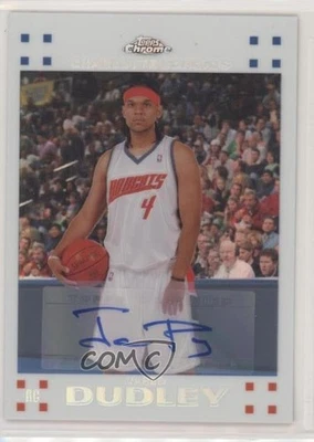 2007-08 Topps Chrome White Refractor Rookie Auto /10 Jared Dudley #137 Auto RC - Image 1 of 2