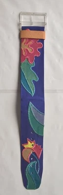 Correa Pop Swatch 30 mm Cuero Genuino Azul Correa De Colección PWZ103 Veruschka Foto 1 de 4