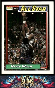1992-93 Topps Atlanta Hawks Kevin Willis #109 - Imagen 1 de 2