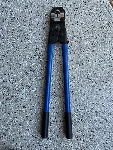 Thomas & Betts TBM4S Color-Keyed Crimping Tool Adjustable Dieless Alum/Copper - Picture 1 of 10